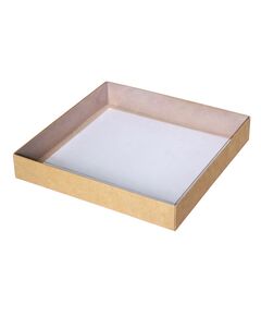 21*21*3,5 см  Коробка, прозрачная крышка внутрь_Ткп
