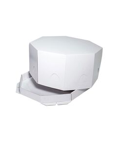 30*30*15 см Коробка для торта 100, Цвет, рисунок: Белый в интернет магазине  Allbox оптом