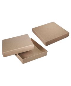 25,5*25,5*5 см Коробка картонная, Цвет, рисунок: Крафт в интернет магазине  Allbox оптом