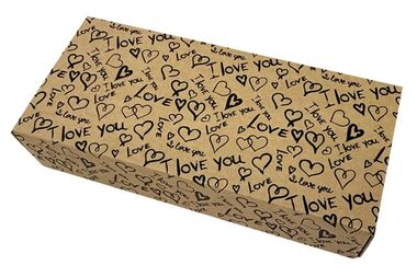 картон крафт I love you