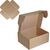Картонные коробки 23*19*11 см, Цвет, рисунок: Крафт в интернет магазине  Allbox оптом