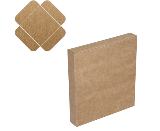 Упаковки из картона 12×2×13 см для DVD, Цвет, рисунок: Крафт в интернет магазине  Allbox оптом