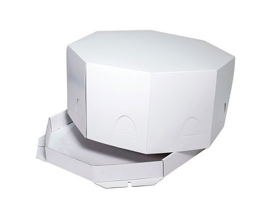 30*30*15 см Коробка для торта 100, Цвет, рисунок: Белый в интернет магазине  Allbox оптом