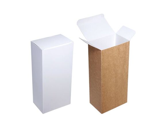 Коробки из картона 10*6,5*22 см подарочные, Цвет, рисунок: Белый в интернет магазине  Allbox оптом