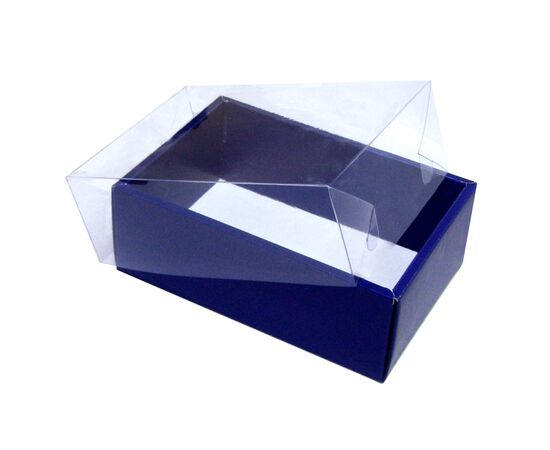 Самосборные коробки с пластиковой крышкой 17,3×11,2×6,5 см, Цвет, рисунок: Белый в интернет магазине  Allbox оптом