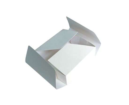 Картонные сборные коробки 15x15x5 см упаковочные, Цвет, рисунок: Белый в интернет магазине  Allbox оптом