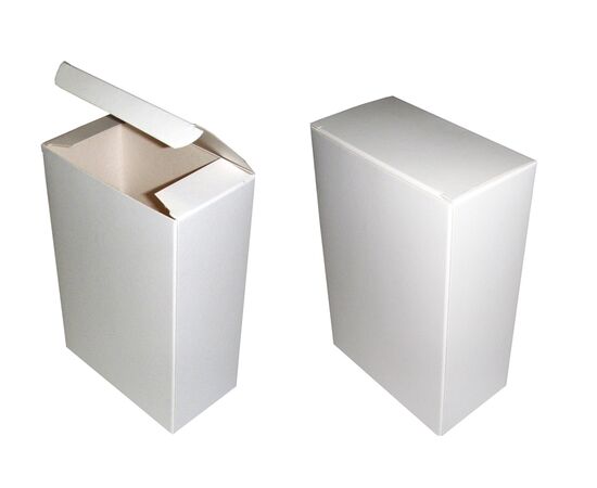 Коробки из картона 12×5×17,5 см подарочные, Цвет, рисунок: Белый в интернет магазине  Allbox оптом